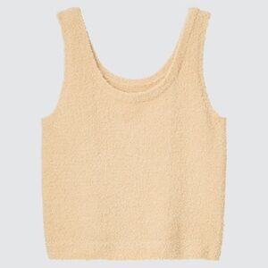 Uniqlo Fuzzy Sherpa Tank Top